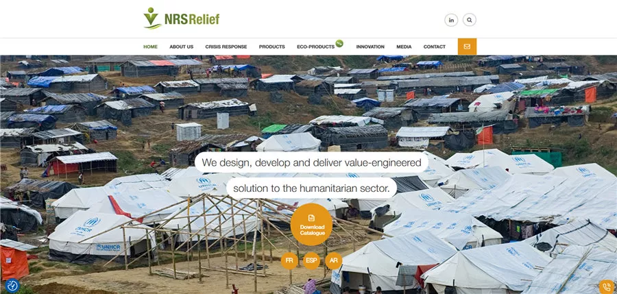 NRS Relief humanitarian shelter and tent solutions